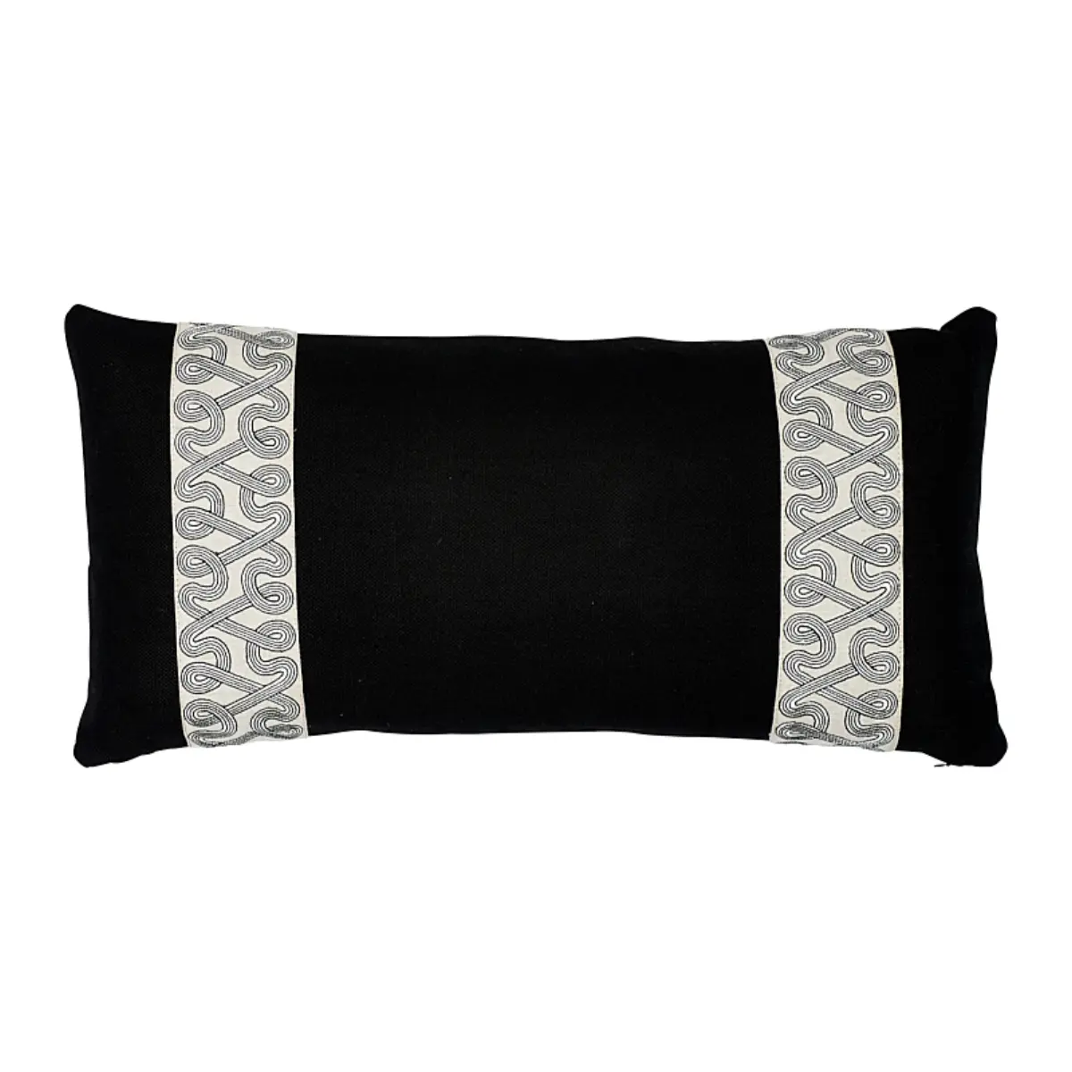 Freeform Tape Pillow_ BLACK