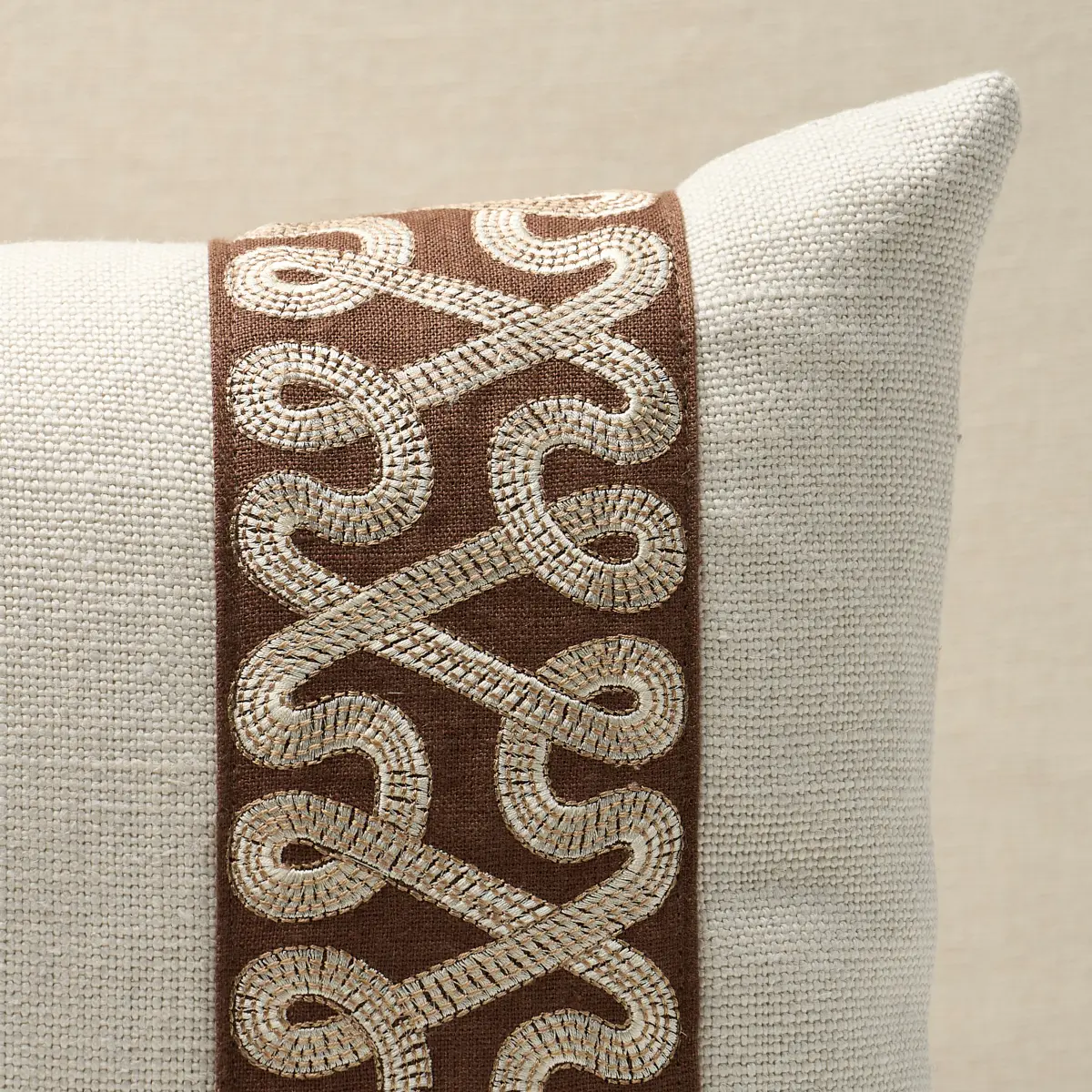 Freeform Tape Pillow_ CHOCOLATE