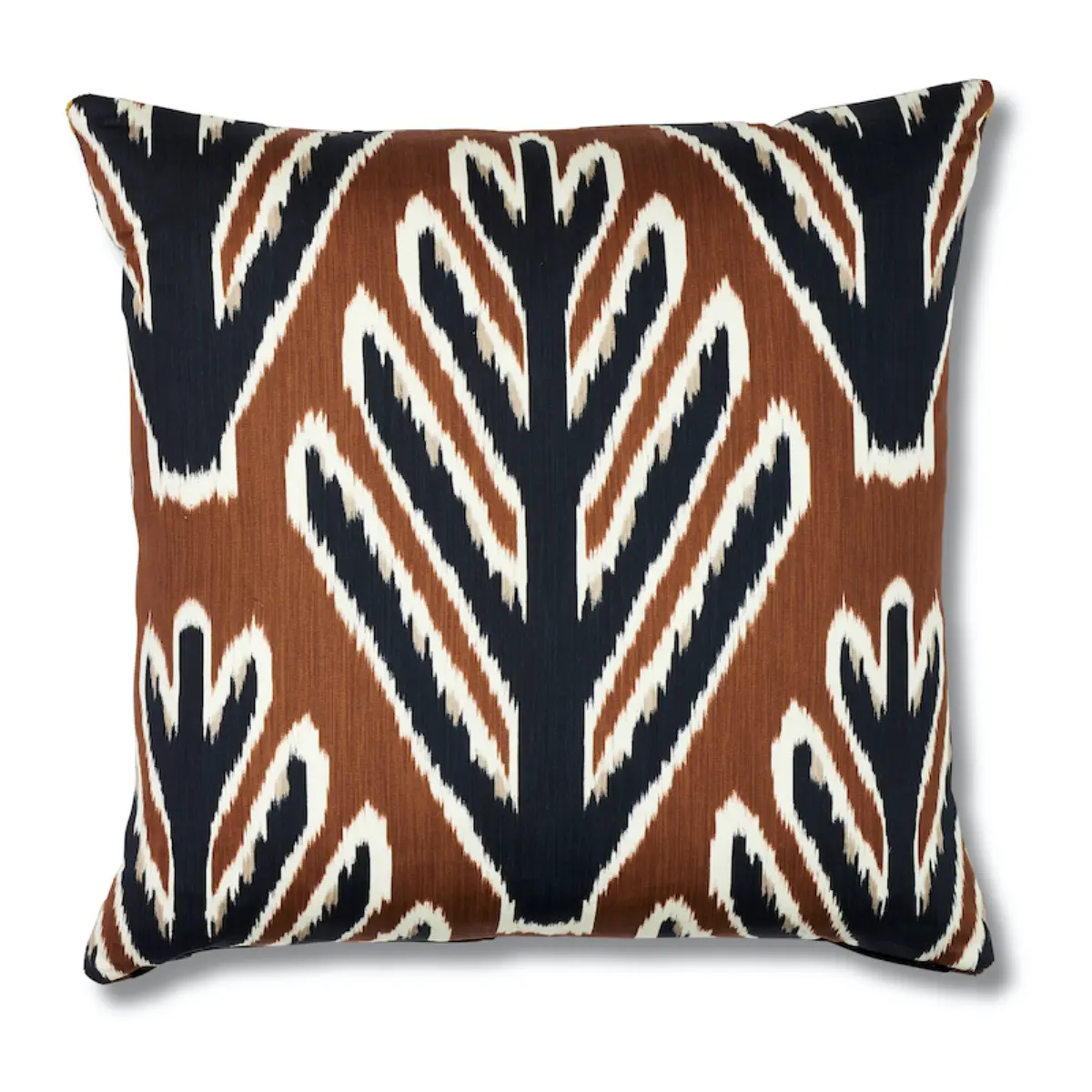 Jokhang Tiger Velvet Pillow_ BROWN & BLACK