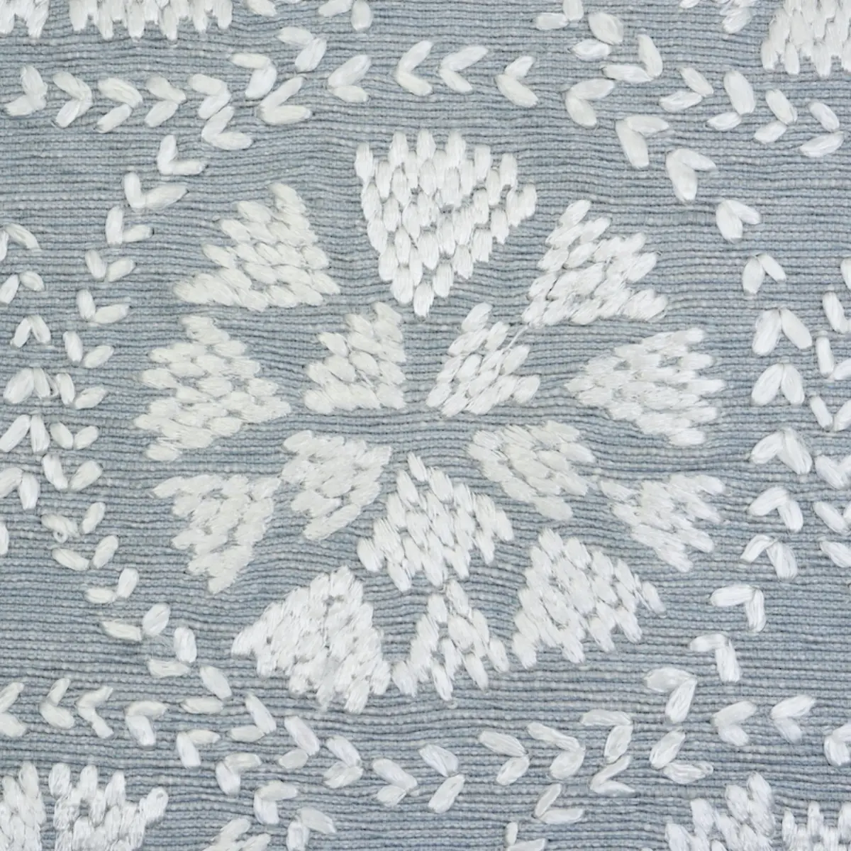 Isla Hand Embroidery Pillow_ SKY