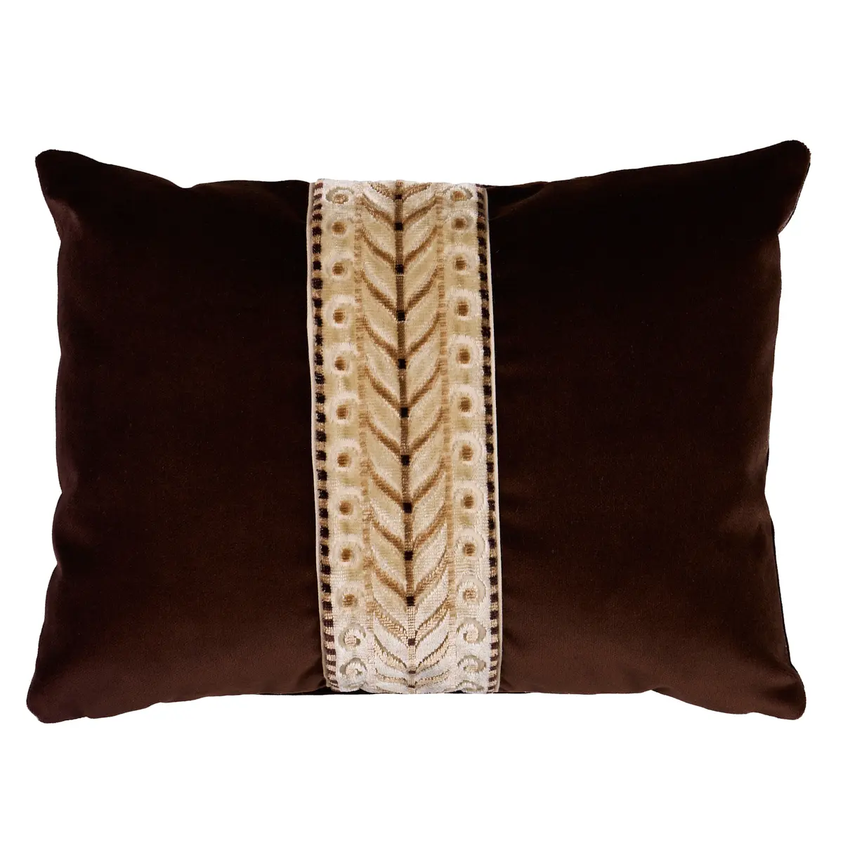 Marion Velvet Pillow_ SEPIA