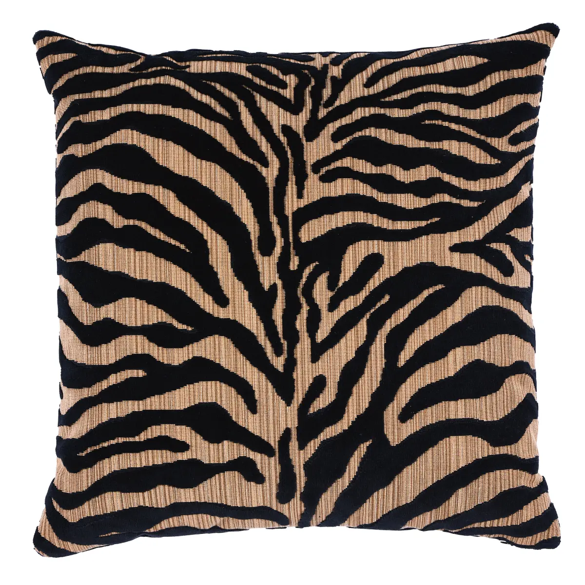 Regine Strie Velvet Pillow_ EBONY