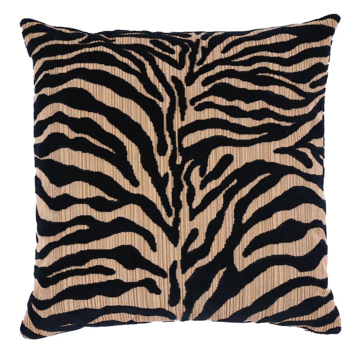 Regine Strie Velvet Pillow_ EBONY