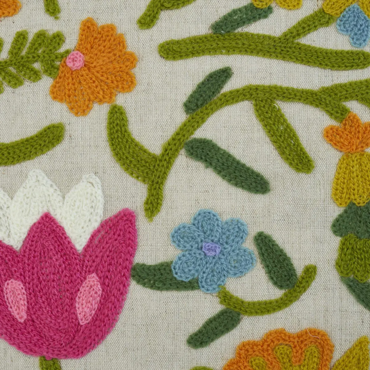 Crewel Garden Pillow_ MULTI