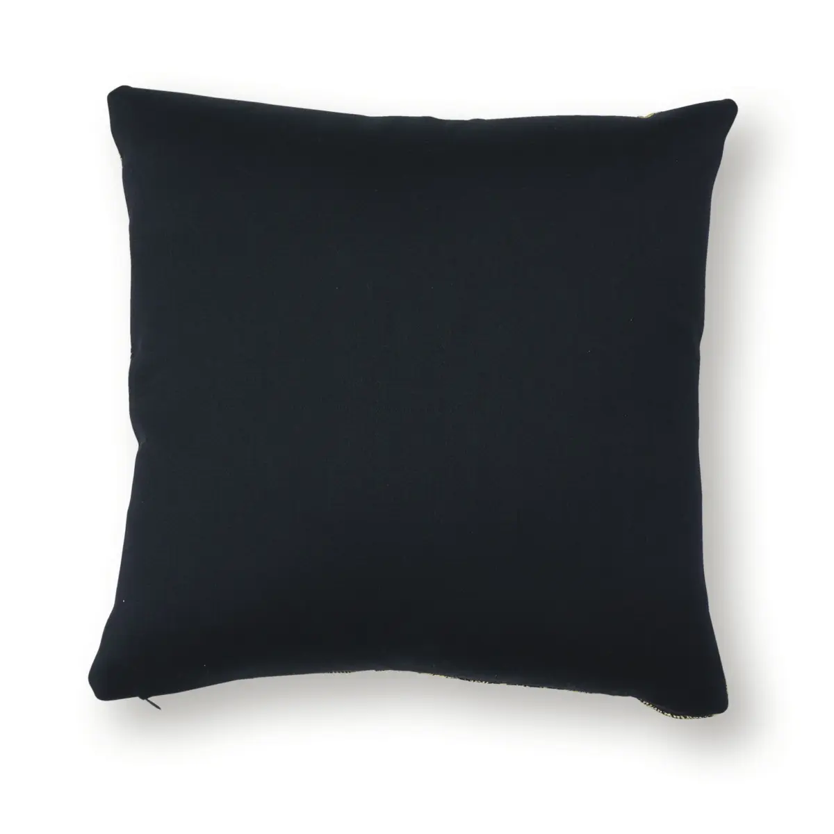 Lotus Embroidery Pillow_ GOLD
