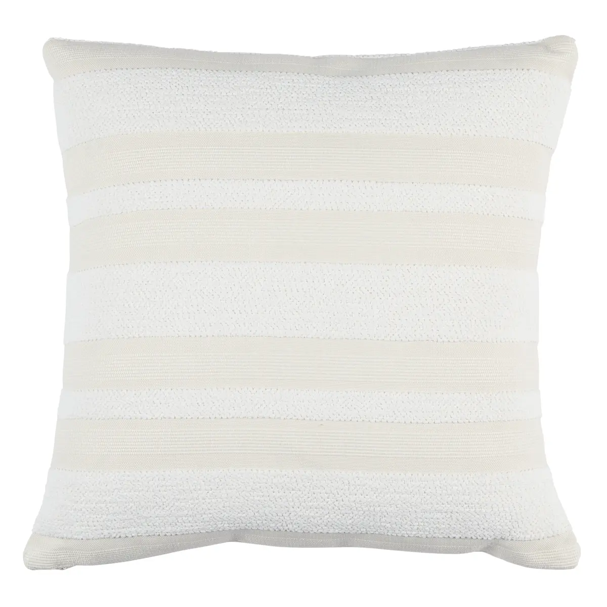 Ohara Stripe Indoor/Outdoor Pillow_ IVORY