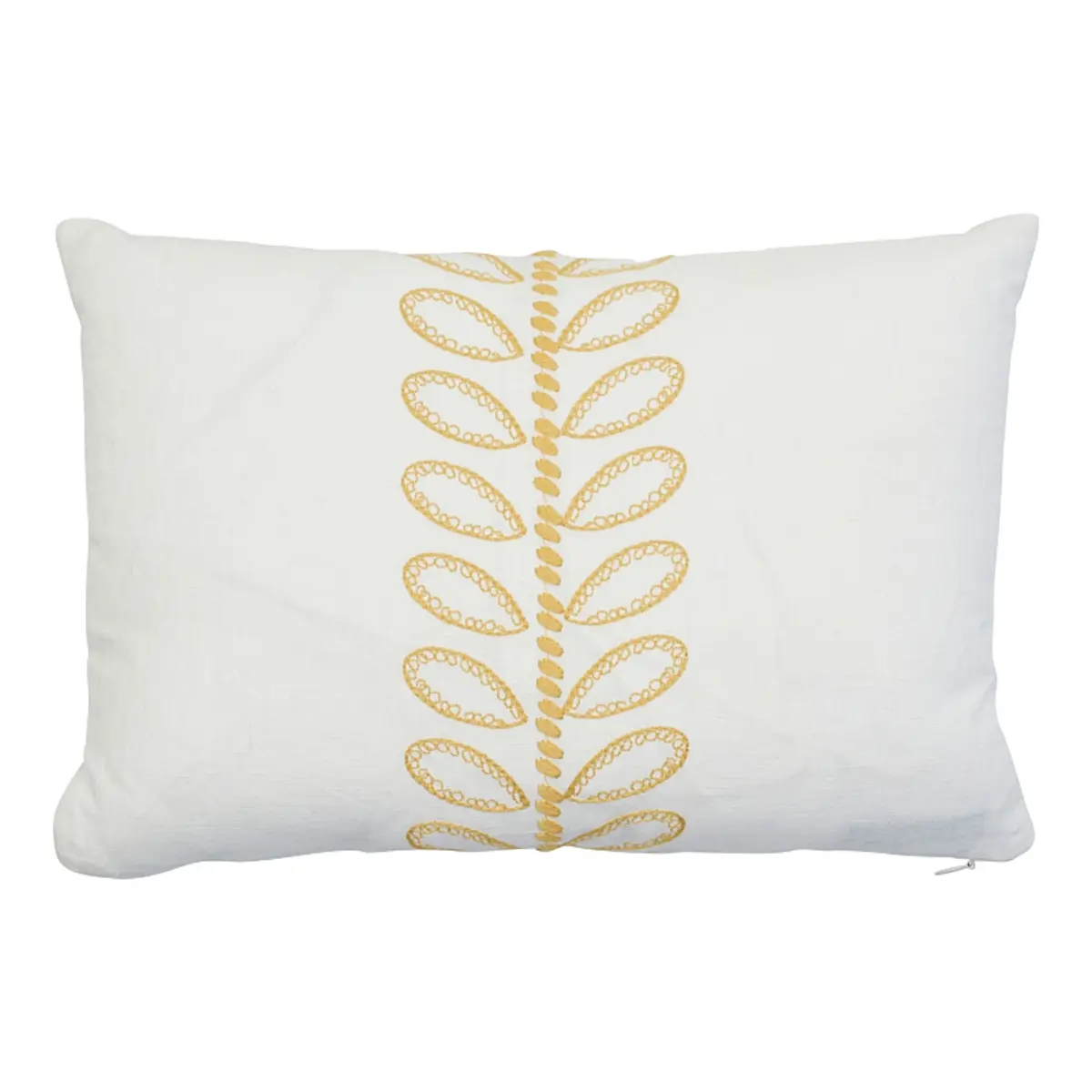 Camile Embroidery Pillow_ YELLOW