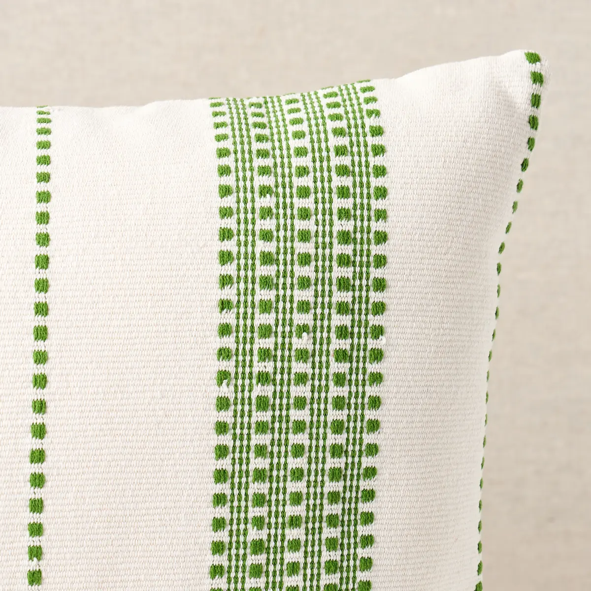 Lubeck Stripe Pillow_ GREEN