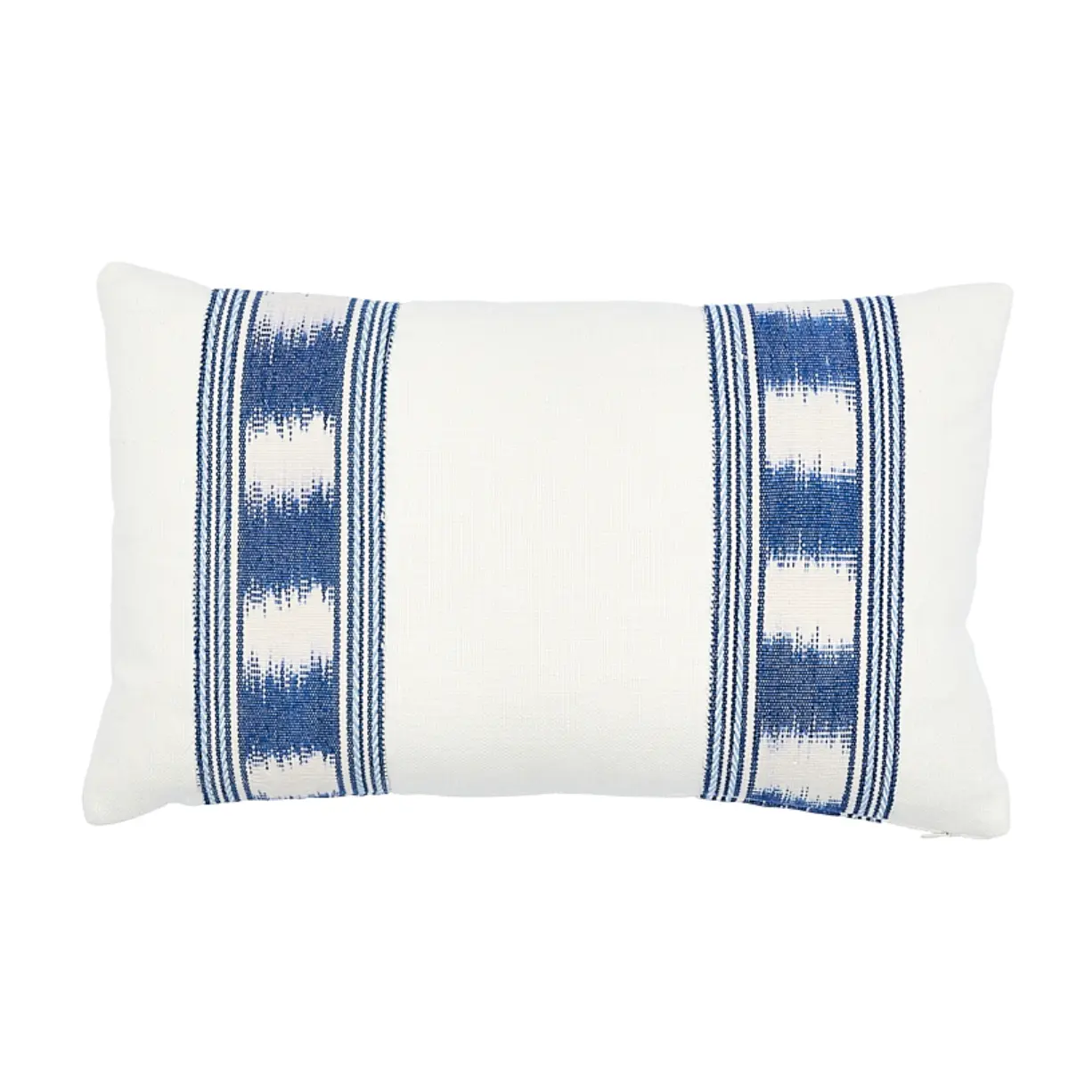Banyan Ikat Pillow_ BLUE & WHITE