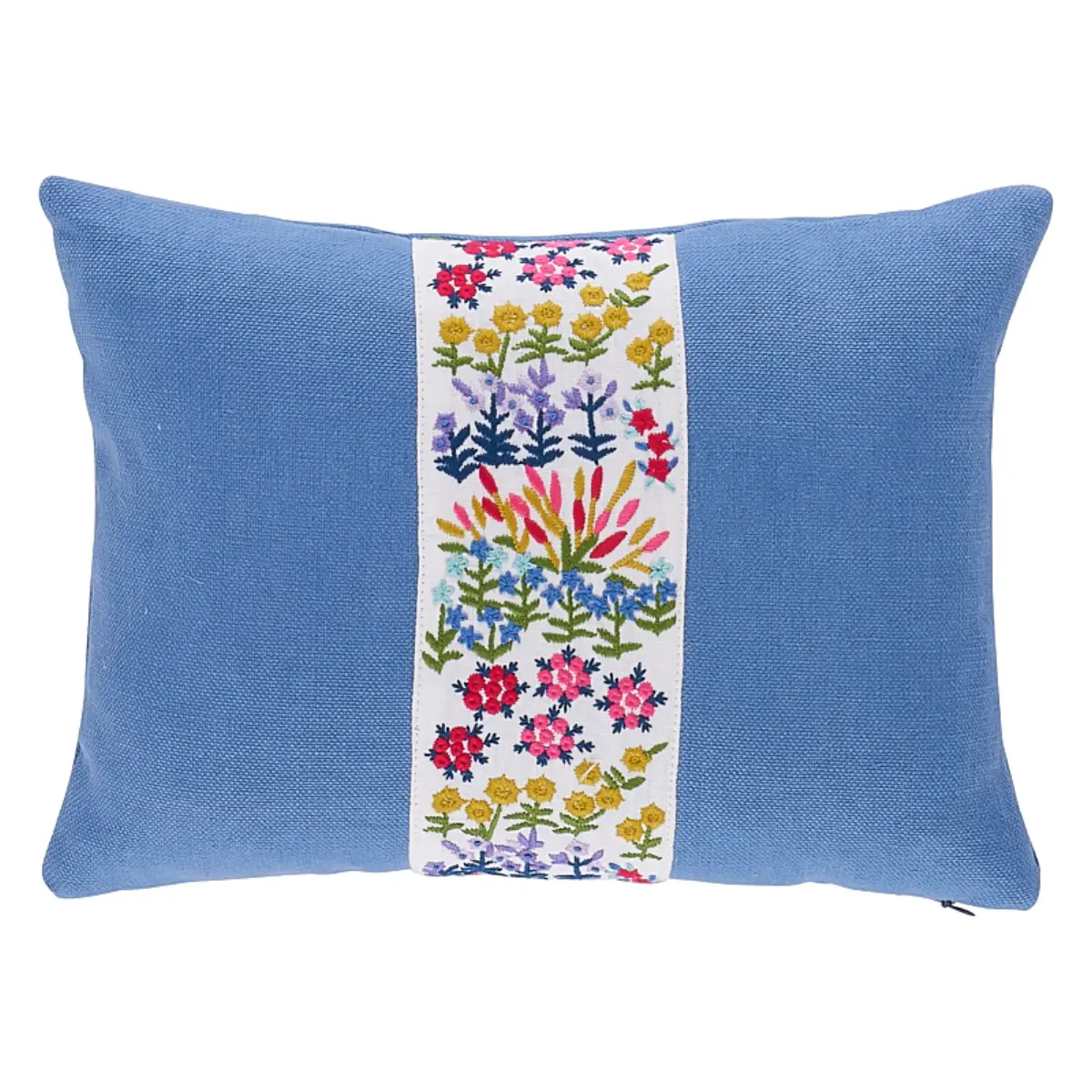 Lula Embroidered Pillow_ IVORY