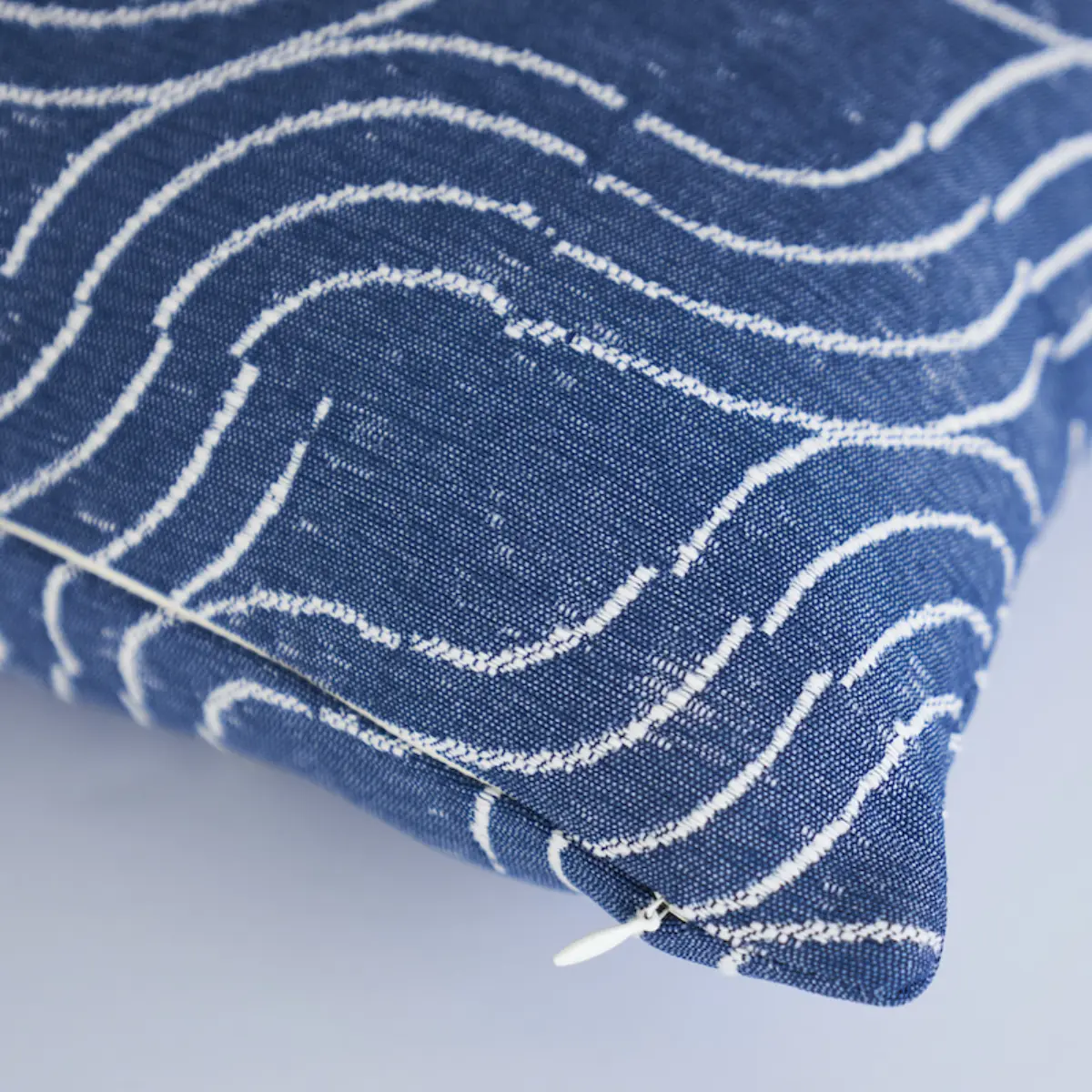 Alma Indoor/Outdoor Pillow_ DENIM