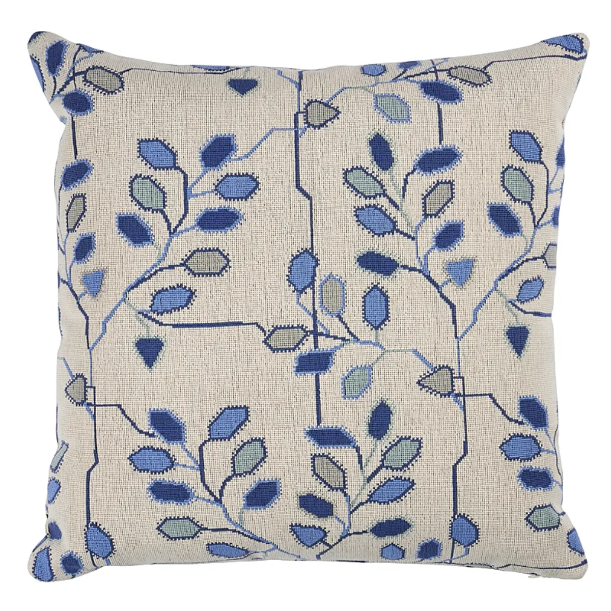Tumble Weed Epingle Pillow_ DELFT BLUE
