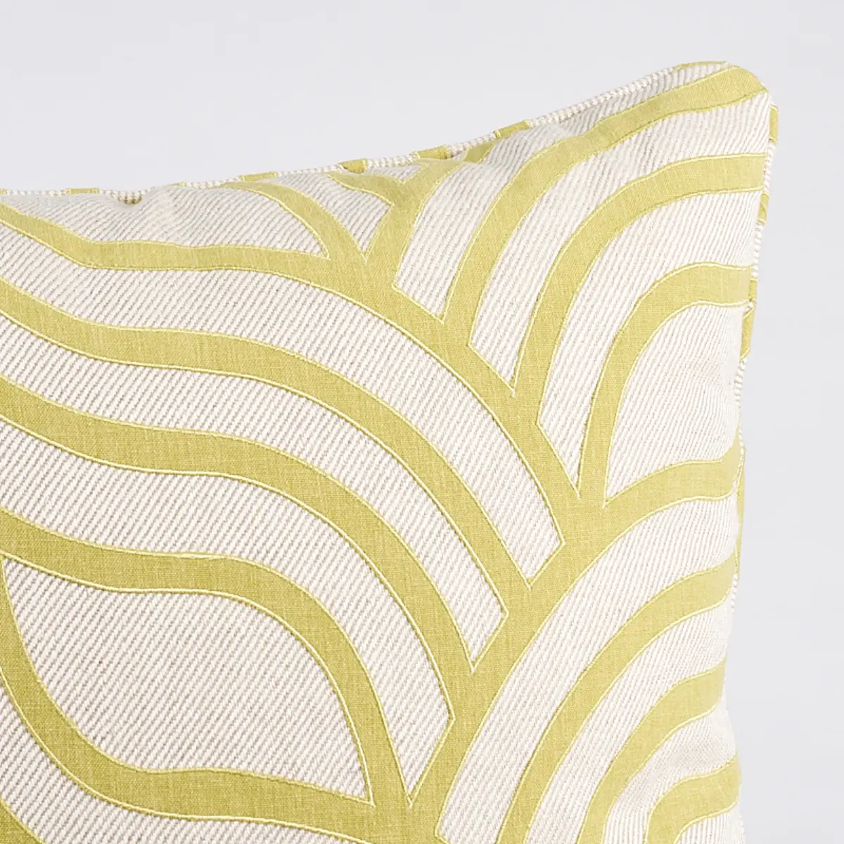 Sangomar Applique Pillow_ CITRON