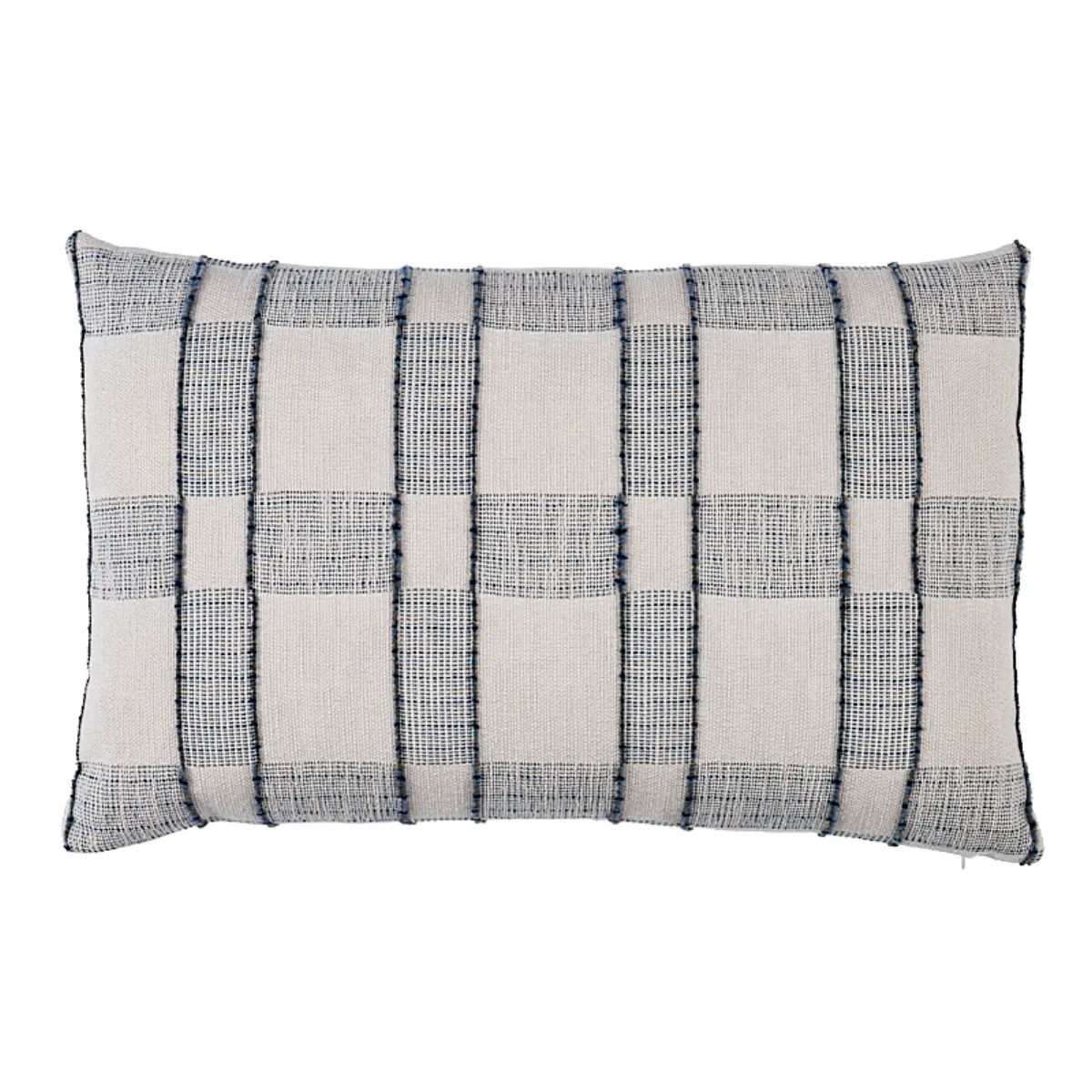 Elko Plaid Pillow_ INDIGO