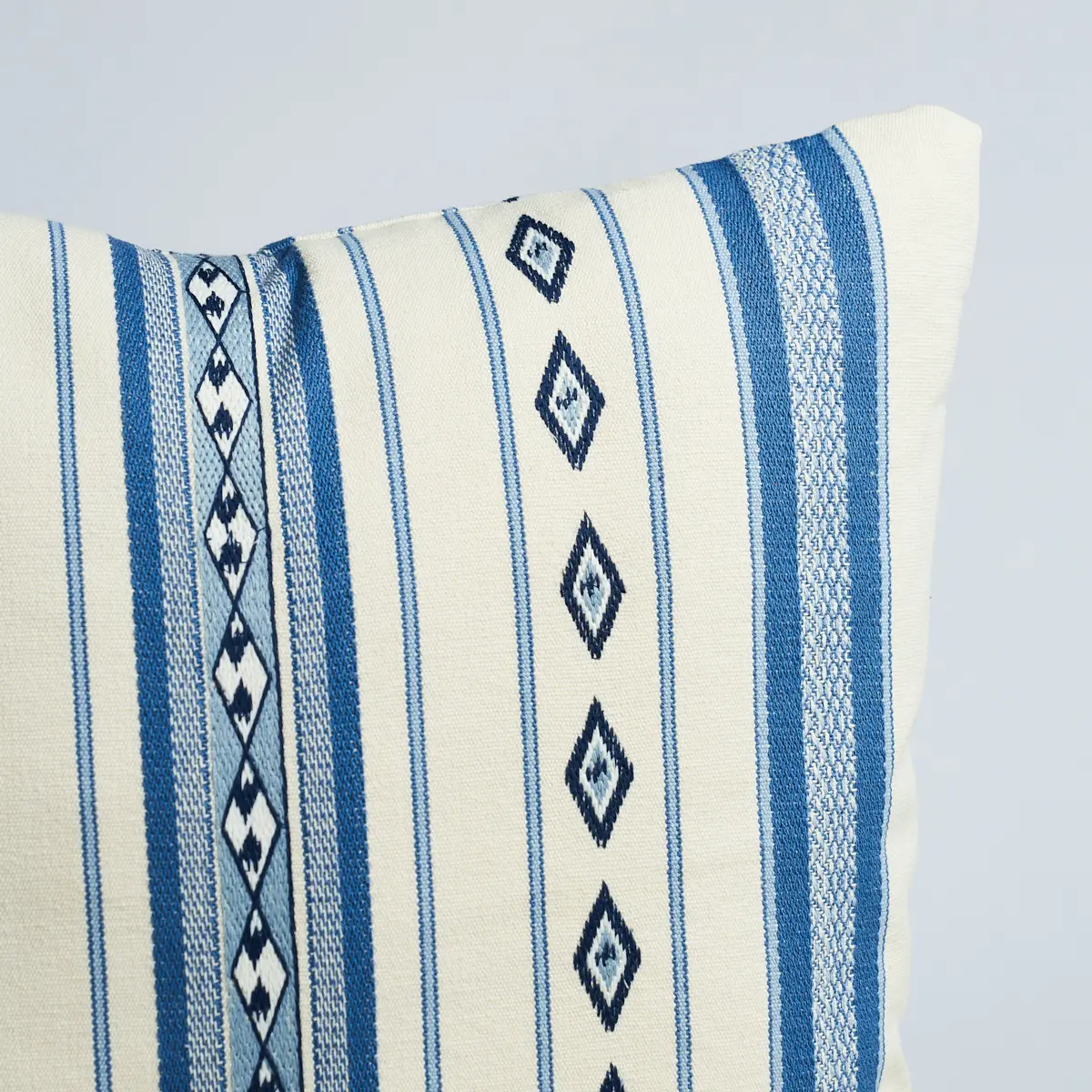 Dakota Stripe Pillow_ BLUE