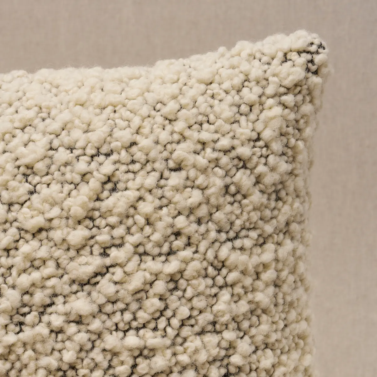 Margarete Pillow_ IVORY ON CHARCOAL