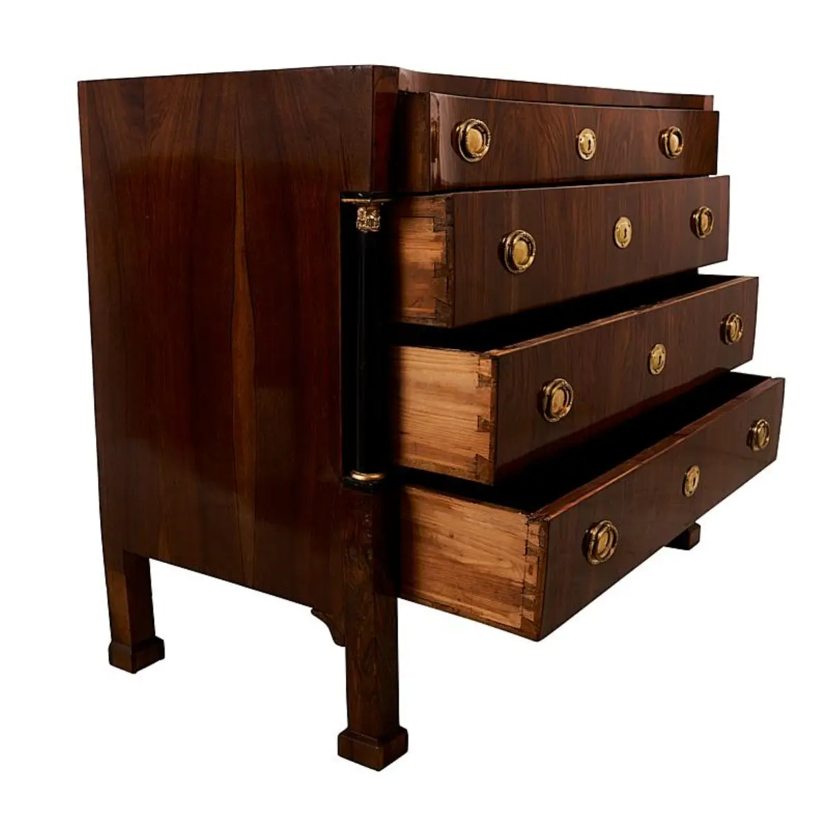 BIEDERMEIER CHEST OF DRAWERS_ 