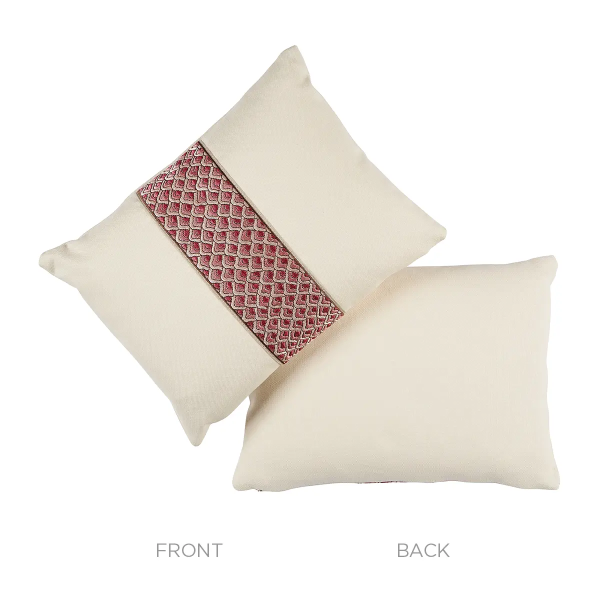Sunrise Embroidery Pillow_ PINK