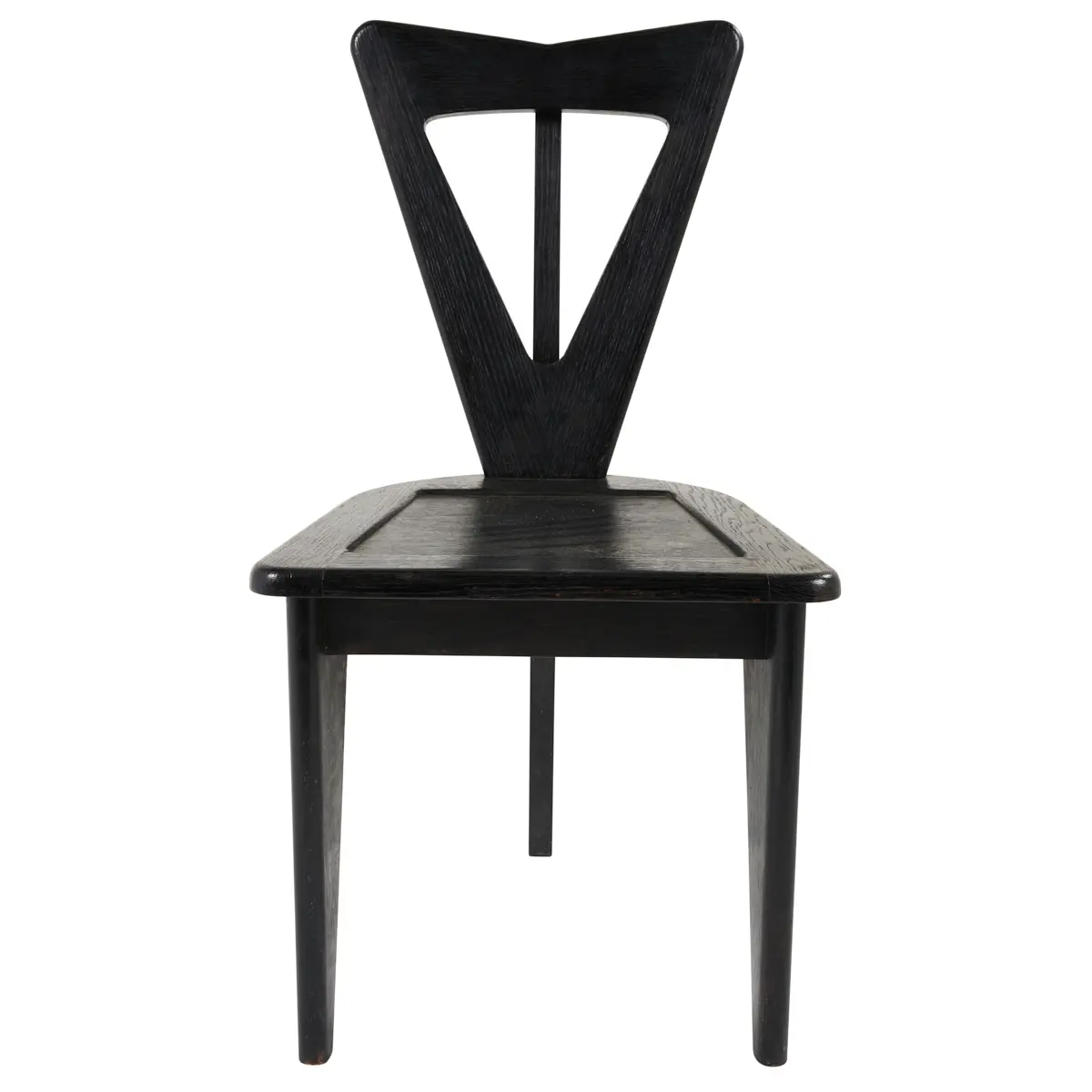 Guillerme et Chambron Chairs, Rare_ EBONIZED