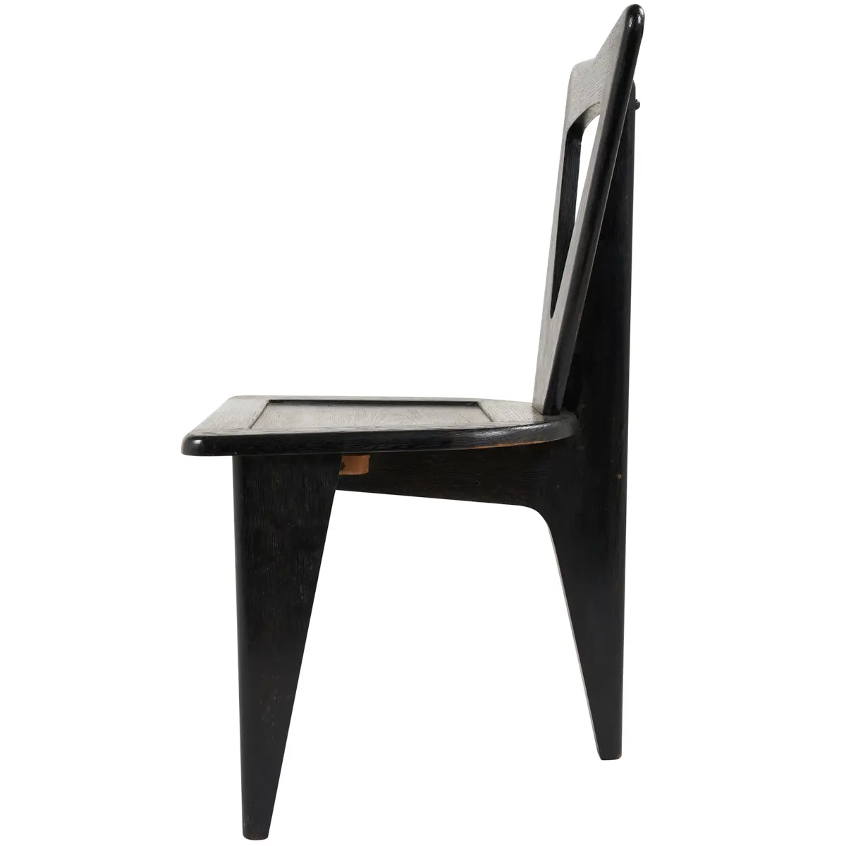 Guillerme et Chambron Chairs, Rare_ EBONIZED