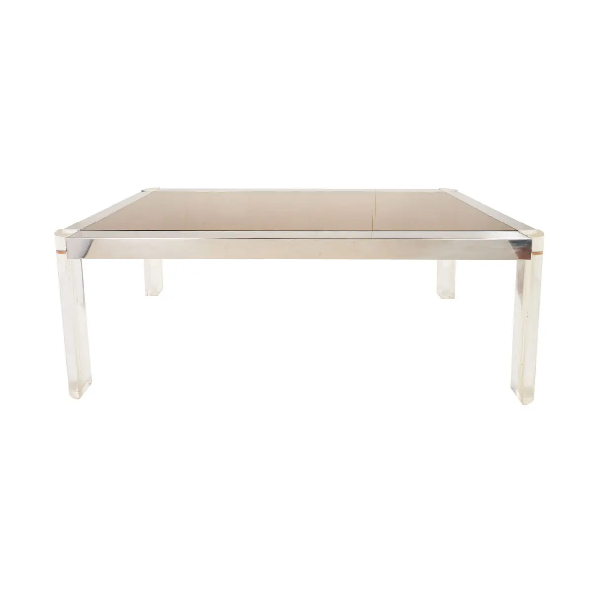 1970s Lucite Dining Table, Italy_ CHROME