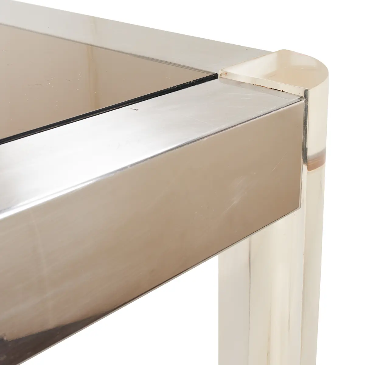 1970s Lucite Dining Table, Italy_ CHROME