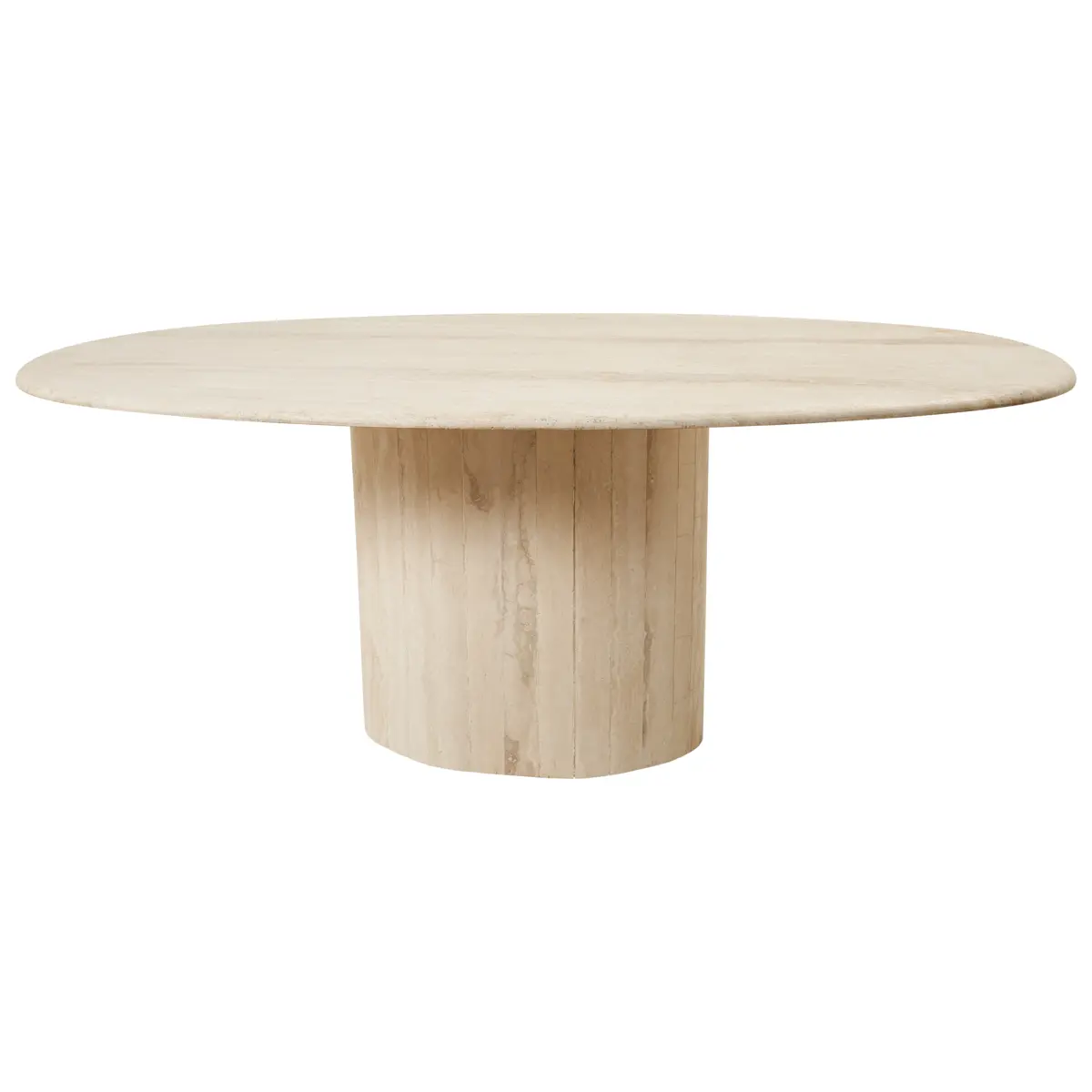Travertine Dining Table, France_ 