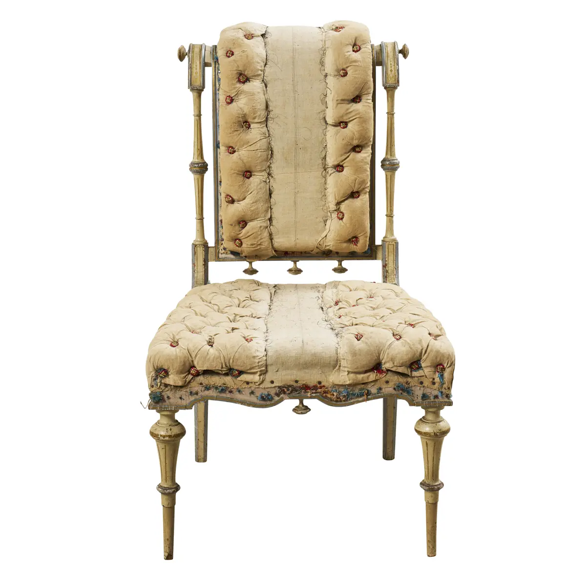 18th century slipper chair, France_ 