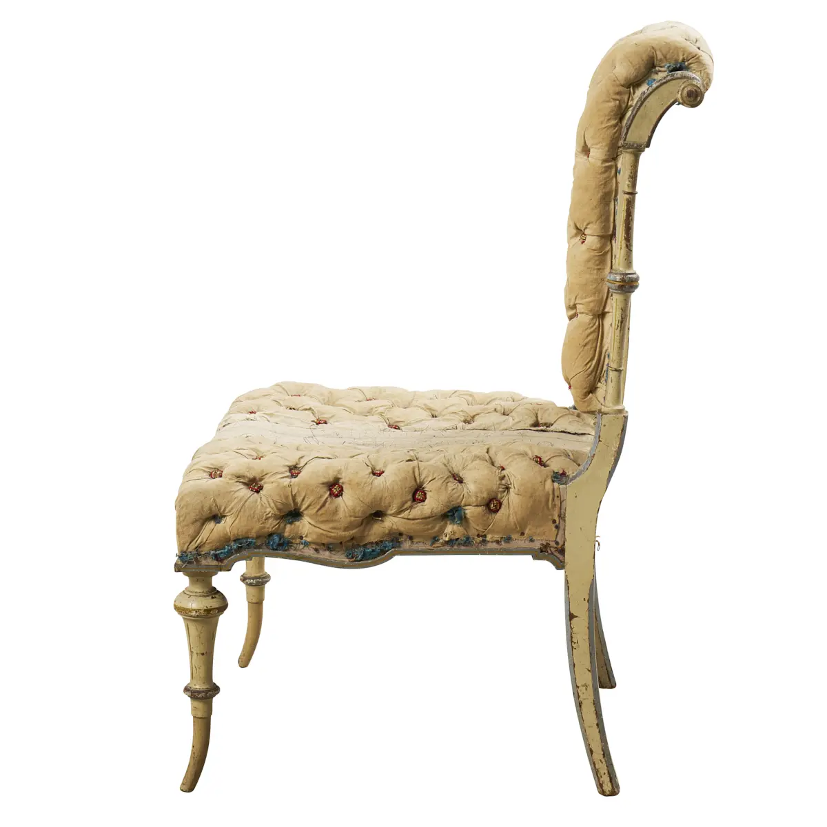 18th century slipper chair, France_ 