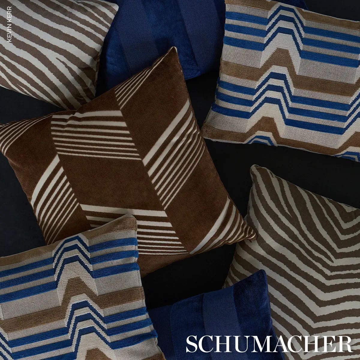 Jessie Cut Velvet Pillow_ SABLE
