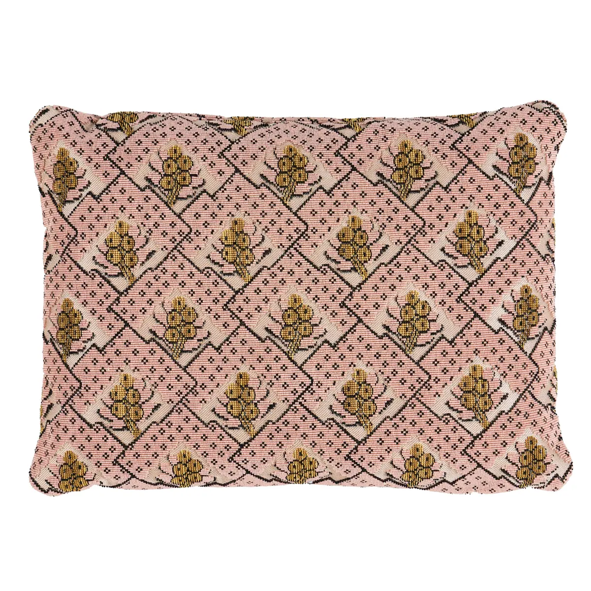 Blair Silk Épinglé Pillow_ WYTHE ROSE