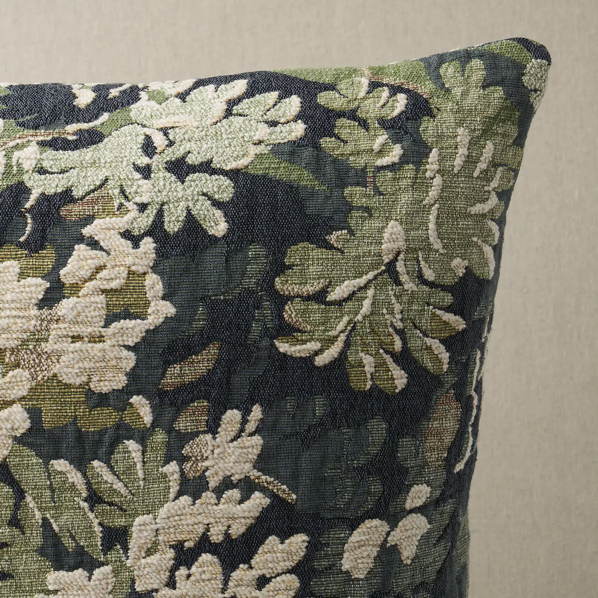 Verdure Tapestry Pillow_ PEACOCK