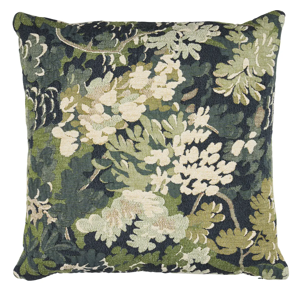Verdure Tapestry Pillow_ PEACOCK