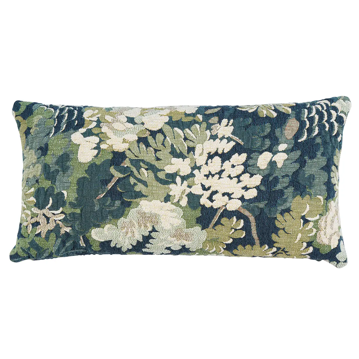 Verdure Tapestry Pillow_ PEACOCK