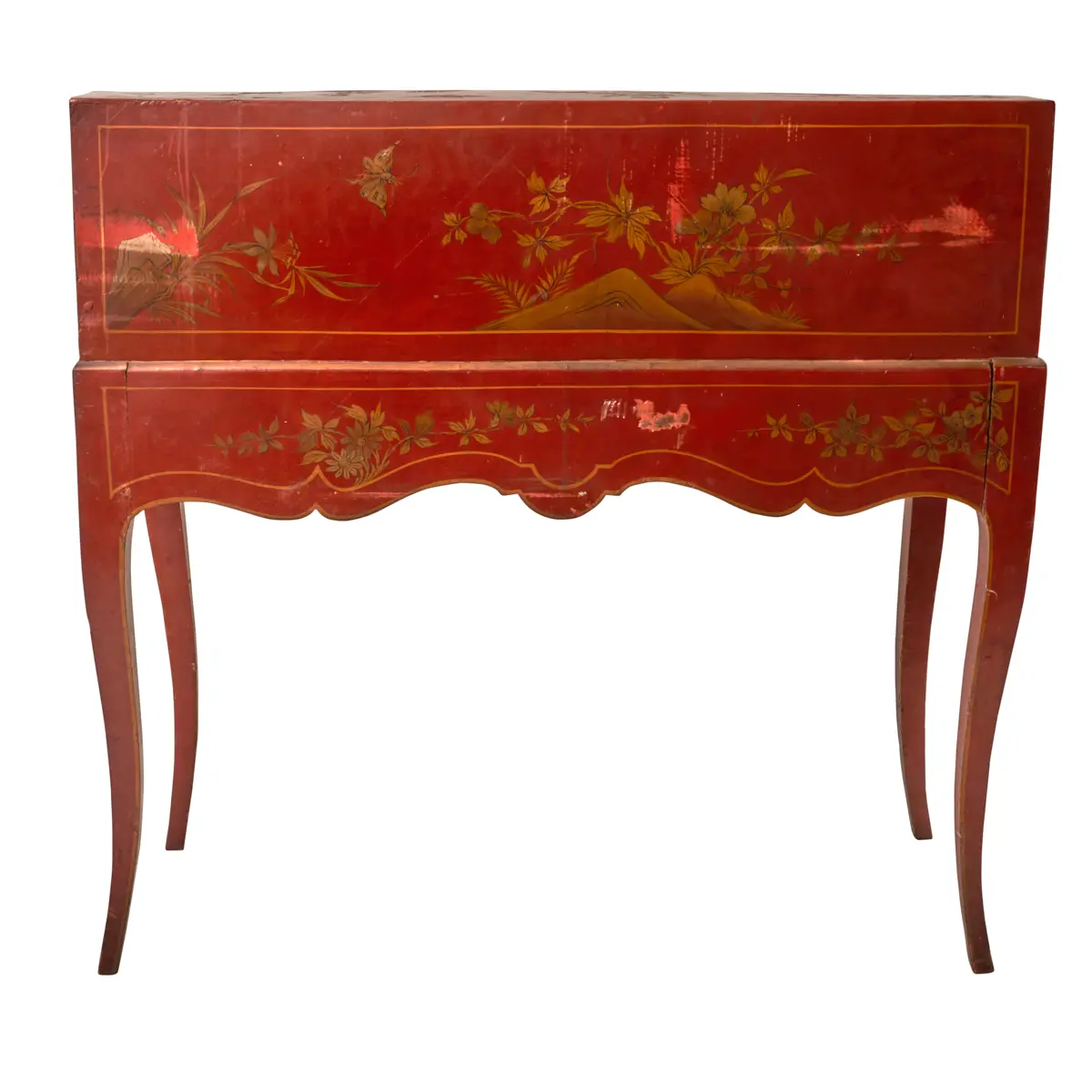 French Chinoiserie Desk, 18th C._ 