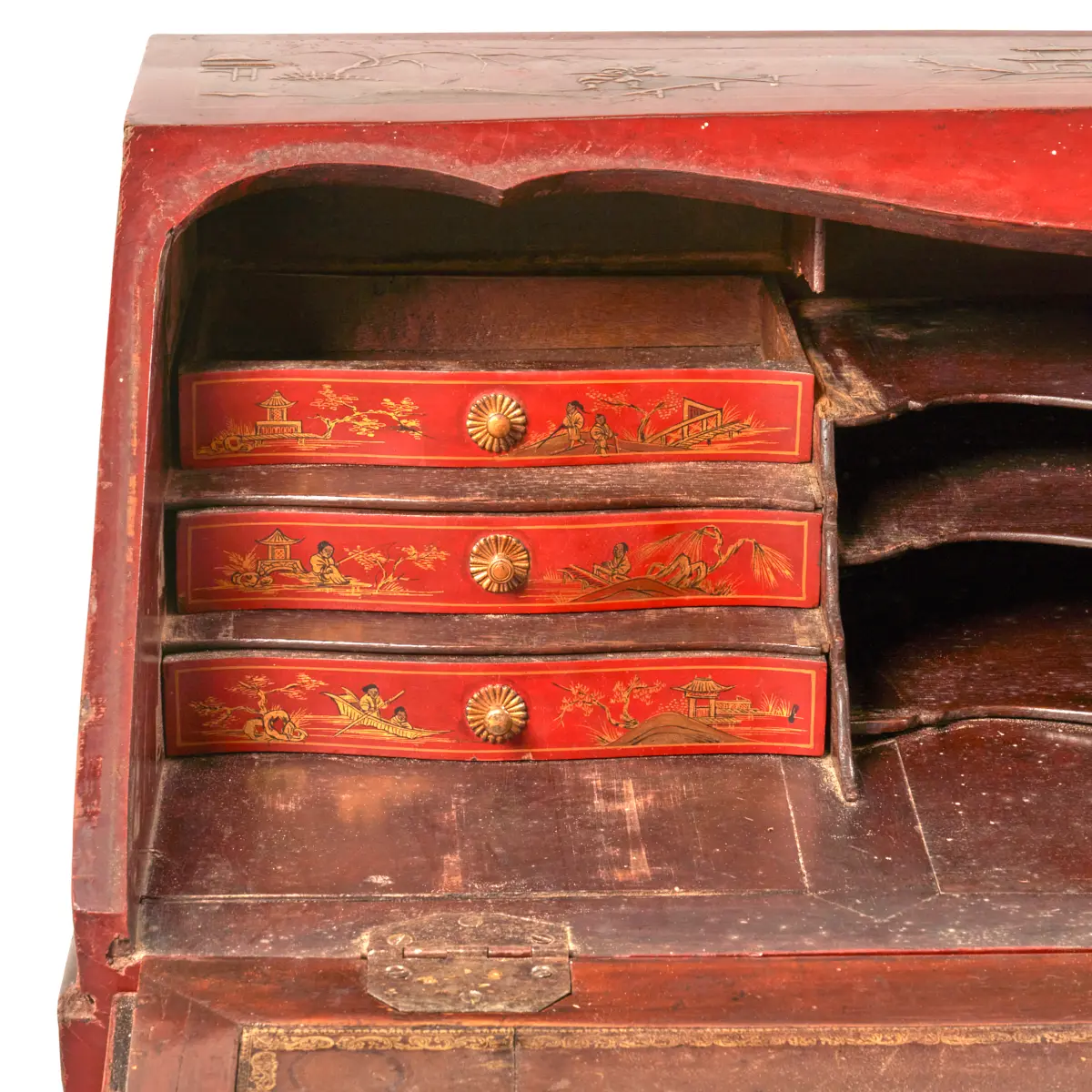 French Chinoiserie Desk, 18th C._ 