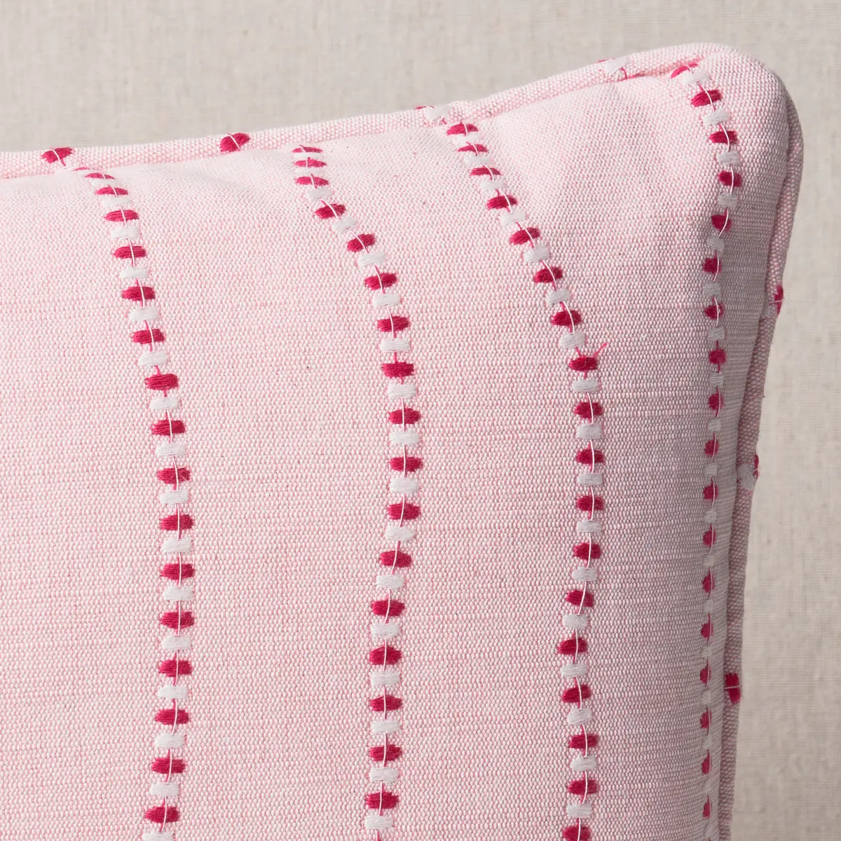 Elodie Embroidery Pillow_ ROSE