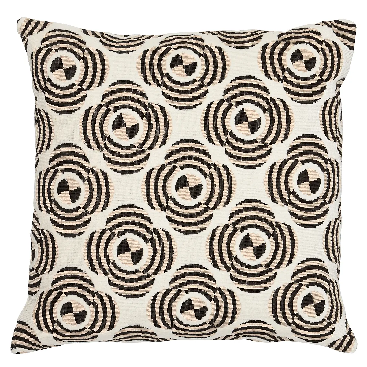 Le Moderne Cut Velvet Pillow_ NEUTRAL
