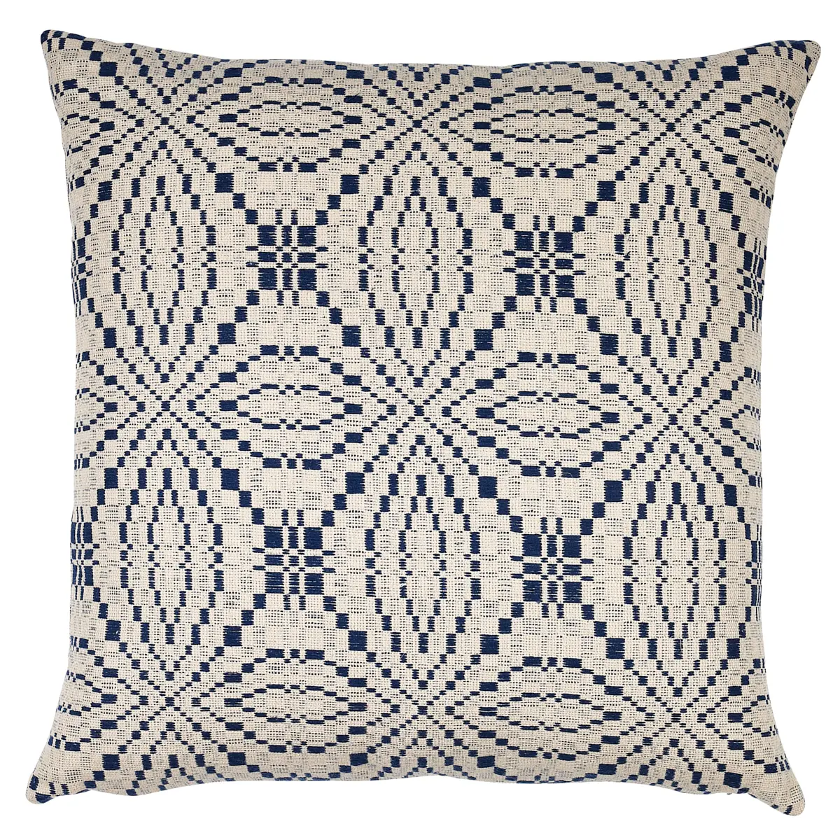 Francestown Coverlet Pillow_ NAVY