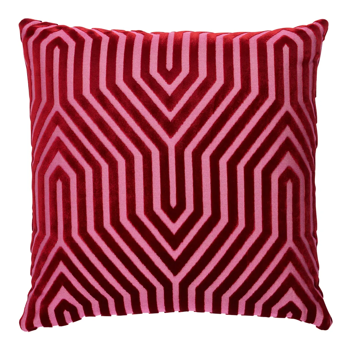 Vanderbilt Velvet Pillow_ FUCHSIA