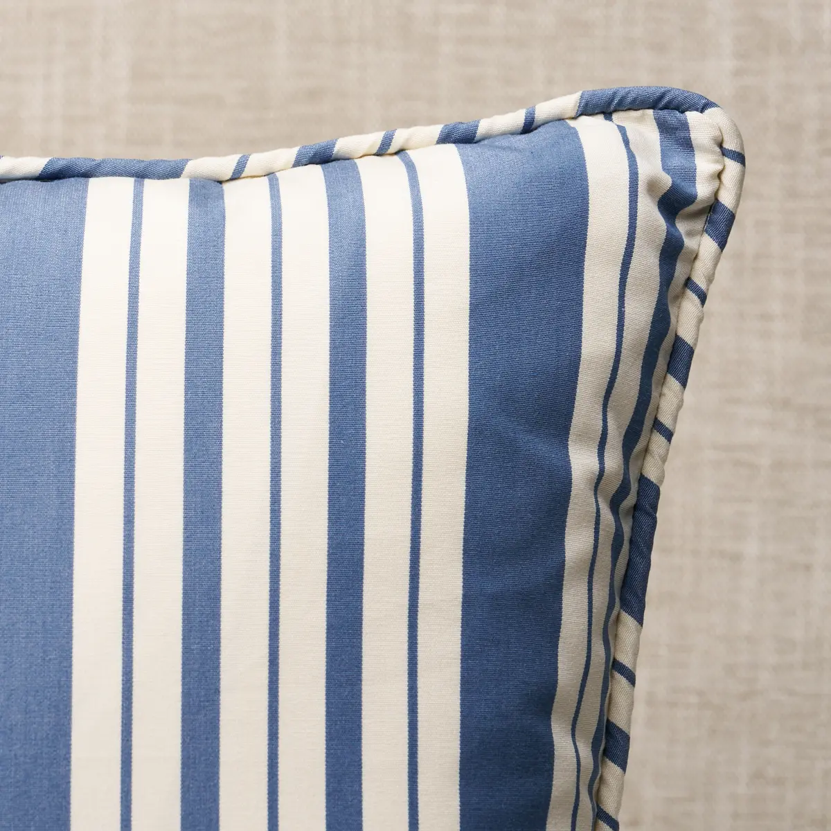Markie Stripe Pillow_ INDIGO