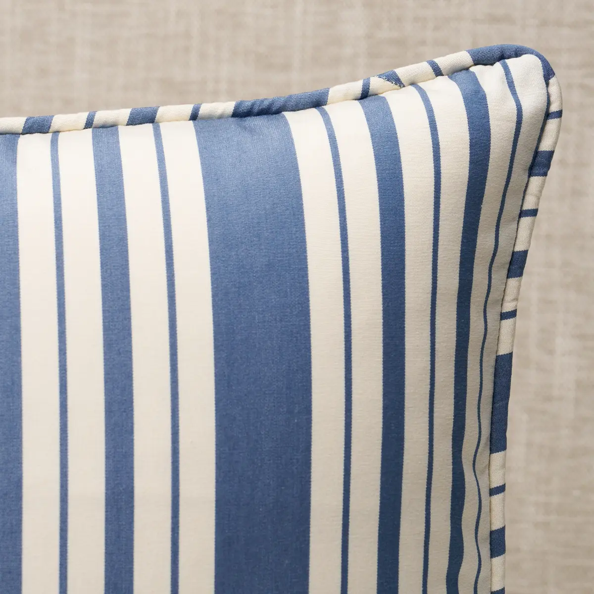 Markie Stripe Pillow_ INDIGO