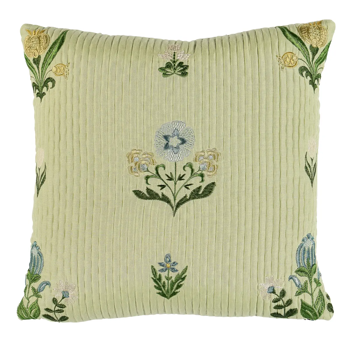 Elmslie Embroidery Pillow_ LEAF