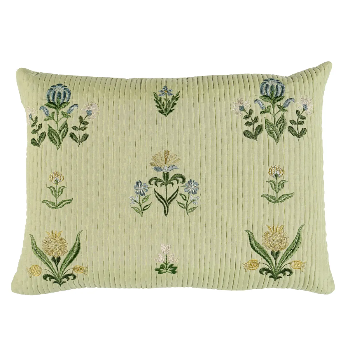 Elmslie Embroidery Pillow_ LEAF
