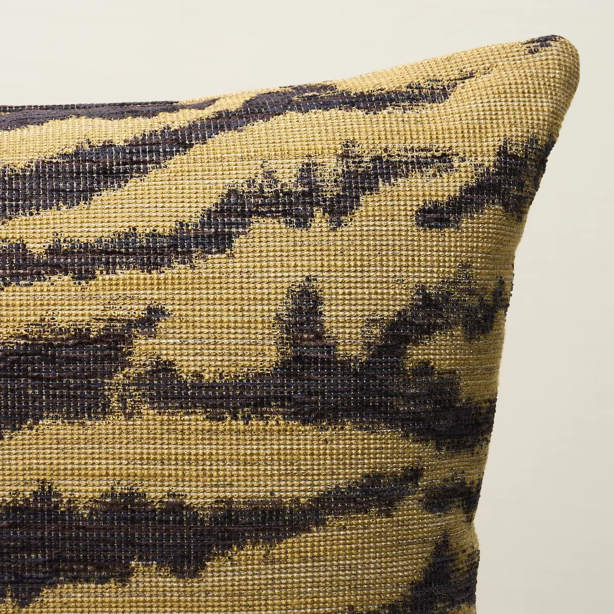 Shivalik Hills Tiger Pillow_ GOLD