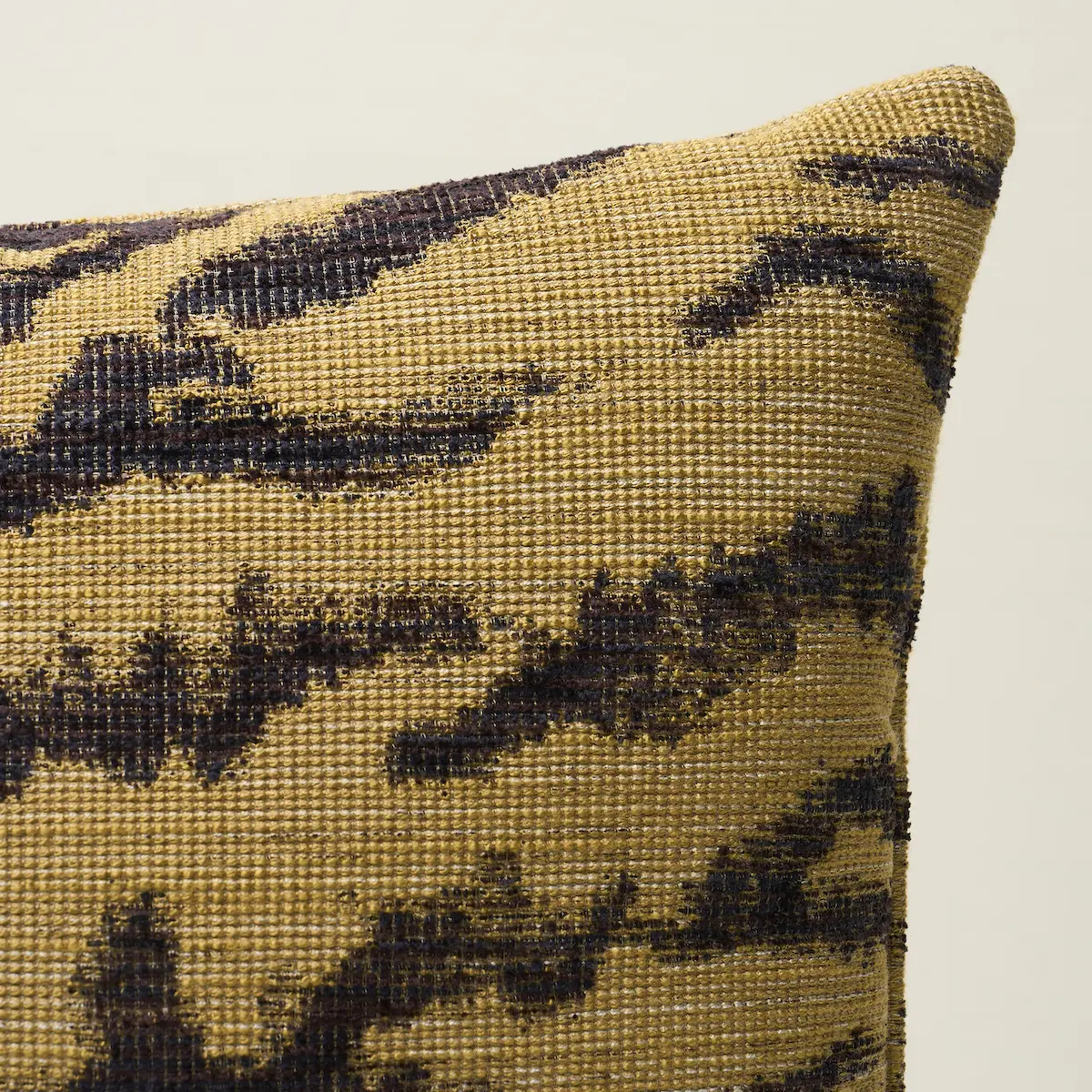 Shivalik Hills Tiger Pillow_ GOLD