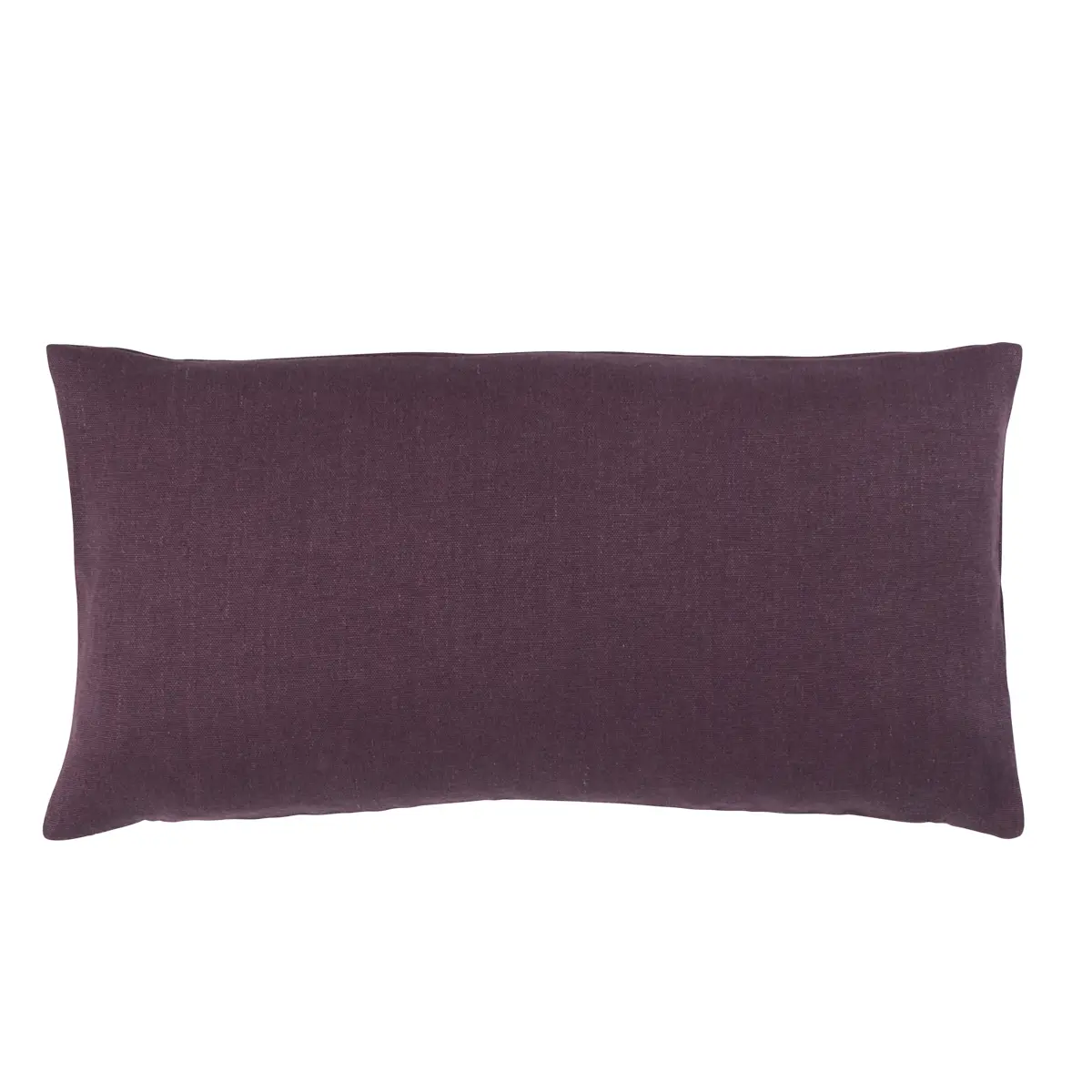 Jumi Stonewashed Linen Pillow_ AUBERGINE