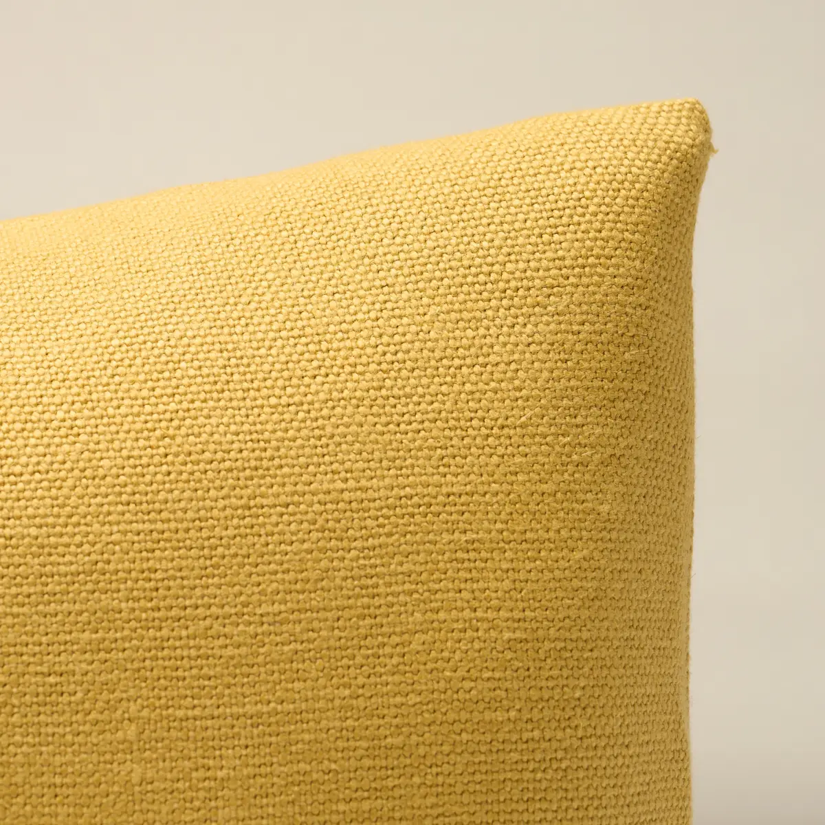 Franc Linen Pillow_ OCHRE