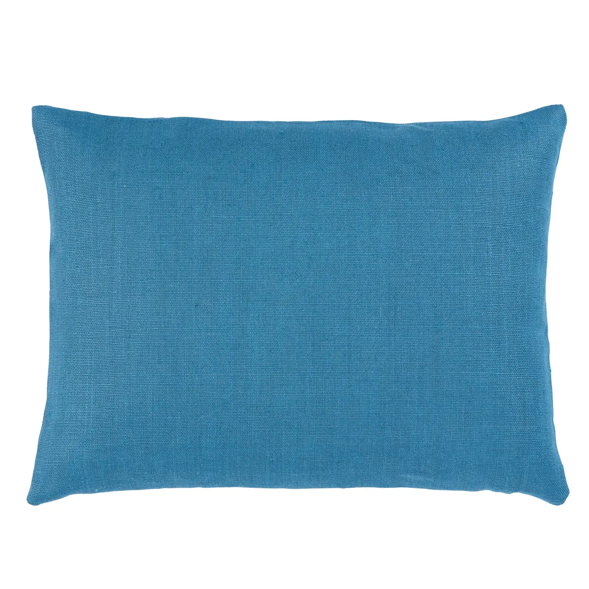 Leo Glazed Linen Pillow_ PEACOCK