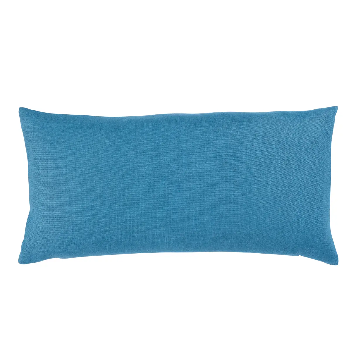 Leo Glazed Linen Pillow_ PEACOCK